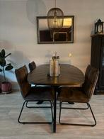 3 Haco eetkamerstoelen - Stijlvol en comfortabel, Gebruikt, Drie, Ophalen of Verzenden, Metaal