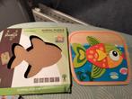 Joueco kinderpuzzel, Ophalen of Verzenden, Zo goed als nieuw, Van hout, Minder dan 10 stukjes