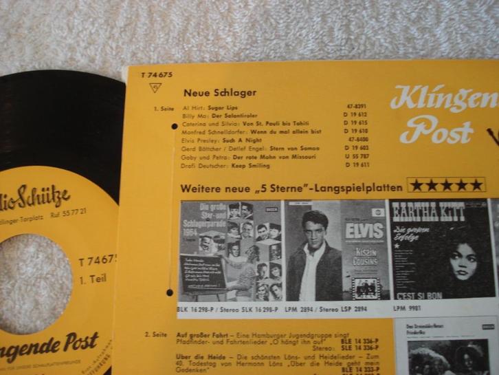 Elvis Presley  Promo  Such a Night     Dtslnd      Orgineel, Cd's en Dvd's, Vinyl Singles, Zo goed als nieuw, Single, Ophalen of Verzenden