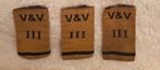 VEVA strepen ROT, Verzamelen, Militaria | Algemeen, Ophalen of Verzenden, Landmacht, Nederland, Embleem of Badge