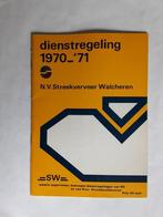 SW-N.V. STREEKVERVOER WALCHEREN DIENSTREGELING 1970-'71, Ophalen of Verzenden, Zo goed als nieuw, Bus of Metro, Boek of Tijdschrift