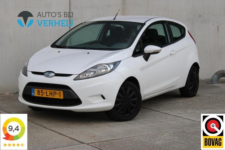 Ford Fiësta 1.25 44KW 3-DRS 2010 Wit AIRCO, Auto's, Ford, Bedrijf, Te koop, Fiësta, Airconditioning, Elektrische ramen, Radio