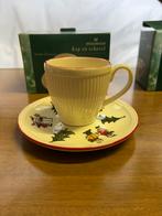 AH Windsor Christmas servies 4 ontbijtbord 4 kop en schotel, Ophalen of Verzenden, Zo goed als nieuw, Wedgwood, Kop(pen) en/of Schotel(s)