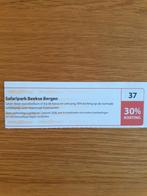SAFARIPARK BEEKSE BERGEN 30% KORT MAX 4 PERSONEN!, Drie personen of meer, Kortingskaart
