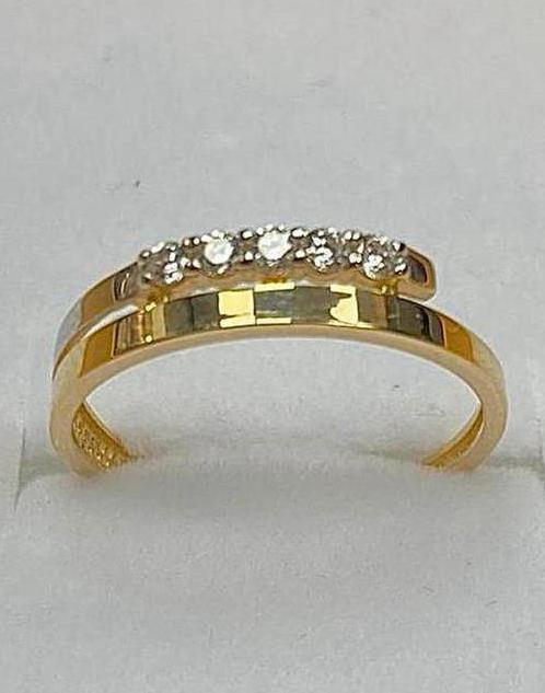 Ring 14k Goud, Sieraden, Tassen en Uiterlijk, Ringen, Nieuw, Dame, Goud, Ophalen of Verzenden