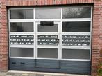Garagedeur met ramen, Doe-het-zelf en Verbouw, Deuren en Horren, Ophalen, Gebruikt, Garagedeur, Glas