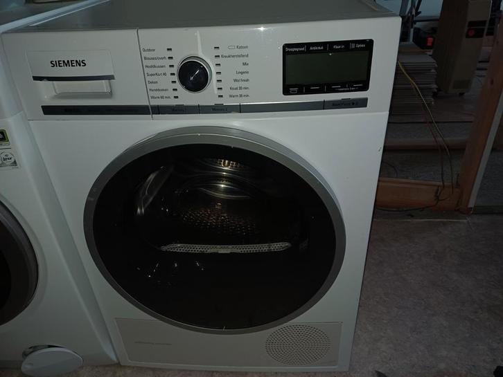 Siemens Wasdroger - IQ800 WT47Y700NL/18, Witgoed en Apparatuur, Wasdrogers, Gebruikt, Condens, Voorlader, 8 tot 10 kg, 85 tot 90 cm