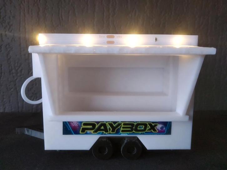 Kassawagen / Controlroom met verlichting, Hobby en Vrije tijd, Modelbouw | Overige, Nieuw, Groter dan 1:32, Ophalen of Verzenden