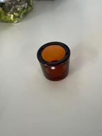 Iittala Festivo Amber Kaarsenhouder, Huis en Inrichting, Overige materialen, Bruin, Ophalen of Verzenden, Zo goed als nieuw