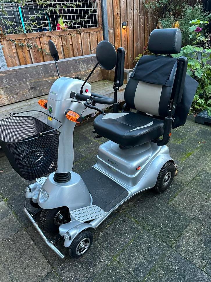 Quingo Plus + scootmobiel (okt 2023) in prima staat, Diversen, Brommobielen en Scootmobielen, Zo goed als nieuw, Quingo, Ophalen