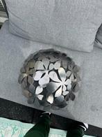 Metalen Fruitschaal met Bloemen Design, Ophalen, Overige materialen, Schaal, Rond