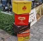 ca. 350 Oude reclameblikken sigaren cacao snoep koek etc., Verzamelen, Blikken, Ophalen, Gebruikt, Overige, Overige merken