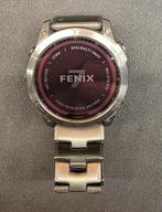 Garmin Fenix 7x Titanium Solar Sapphire, Sieraden, Tassen en Uiterlijk, Sporthorloges, Gebruikt, Zwart, Garmin, Ophalen of Verzenden