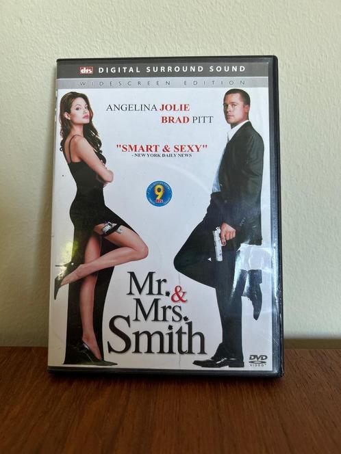 Mr. & Mrs. Smith DVD - Actiefilm met Brad Pitt en Angelina J, Cd's en Dvd's, Dvd's | Actie, Zo goed als nieuw, Actie, Vanaf 12 jaar