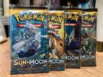 Pokémon Sun & Moon Booster Packs - 4 stuks!, Ophalen of Verzenden, Nieuw, Booster