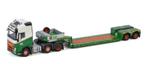 WSI VOLVO FH4 GLOBETROTTER XL + 2 ASSIGE DIEPLADER - SAAN, Hobby en Vrije tijd, Modelauto's | 1:50, Wsi, ., Nieuw, Ophalen of Verzenden