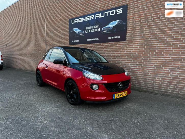 Opel ADAM 1.4 CABRIO BLACK JACK EDITION DEALER ONDERHOUDEN!, Auto's, Opel, Bedrijf, Te koop, ADAM, ABS, Airbags, Airconditioning