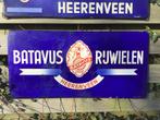 Batavus Rijwielen emaille reclamebord, Ophalen, Gebruikt, Reclamebord