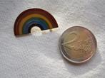 40.  Kleine oude broche, regenboog, Ophalen