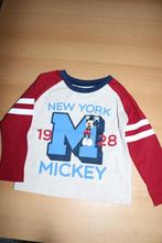 Mickey Mouse Disney shirt met lange mouw maat 92, Kinderen en Baby's, Kinderkleding | Maat 92, Jongen, Ophalen of Verzenden, Disney