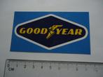 sticker oud Goodyear plastic logo auto motor retro race -- 1, Verzamelen, Verzenden, Zo goed als nieuw, Bedrijf of Vereniging
