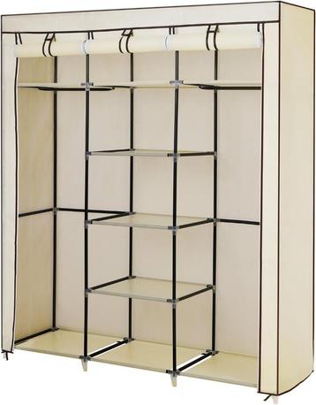 Songmics XXL kledingkast – beige (150x175x45 cm)