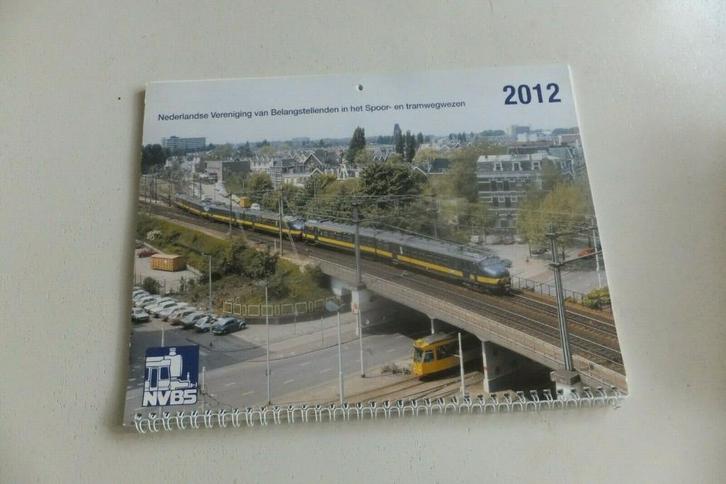 NVBS Kalender 2012 Nederlandse spoorwegen trein tram NS TOP, Verzamelen, Foto's en Prenten, Zo goed als nieuw, Foto, Overige onderwerpen