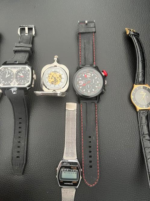 Vintage horloges en zakhorloge, Sieraden, Tassen en Uiterlijk, Horloges | Heren, Zo goed als nieuw, Overige merken, Staal, Ophalen