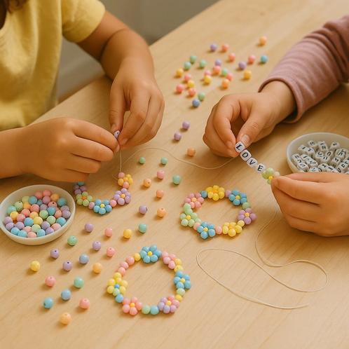 DIY KIT Bloemenarmbandjes Maken – Creatieve Knutselset, Hobby en Vrije tijd, Kralen en Sieraden maken, Nieuw, Overige typen, Ophalen