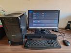 Acer Aspire i7 Desktop + Monitor, Computers en Software, Desktop Pc's, Ophalen, Gebruikt, HDD, 3 tot 4 Ghz