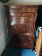 Antieke secretaire Mahonie, Huis en Inrichting, Kasten | Secretaires, Ophalen, Gebruikt, Antiek
