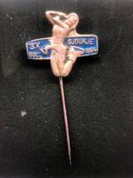 Olympische Spelen Sjoukje 1864 Speldje Zeldzaam, Ophalen of Verzenden, Gebruikt, Sport, Speldje of Pin