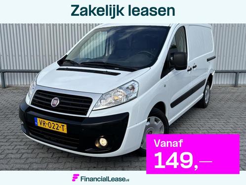 Fiat Scudo 2.0 MultiJet*3PERS*A/C*HAAK*CRUISE*DUBBELSCHUIF*, Auto's, Bestelauto's, Bedrijf, Lease, Financial lease, ABS, Airconditioning
