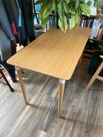 Bamboe bureau / eettafel, Huis en Inrichting, Tafels | Eettafels, Ophalen, Overige materialen, 100 tot 150 cm, 50 tot 100 cm
