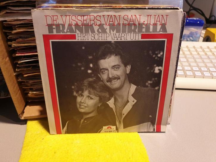 Frank & Mirella- De vissers van San Juan (w1), Cd's en Dvd's, Vinyl Singles, Nederlandstalig, Ophalen of Verzenden