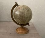 mooie globe hoogte ong 20 cm voet van mangohout, Ophalen of Verzenden, Zo goed als nieuw