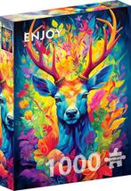 Enjoy - Crowned Stag - 1000 stukjes, Ophalen of Verzenden, 500 t/m 1500 stukjes, Nieuw, Legpuzzel