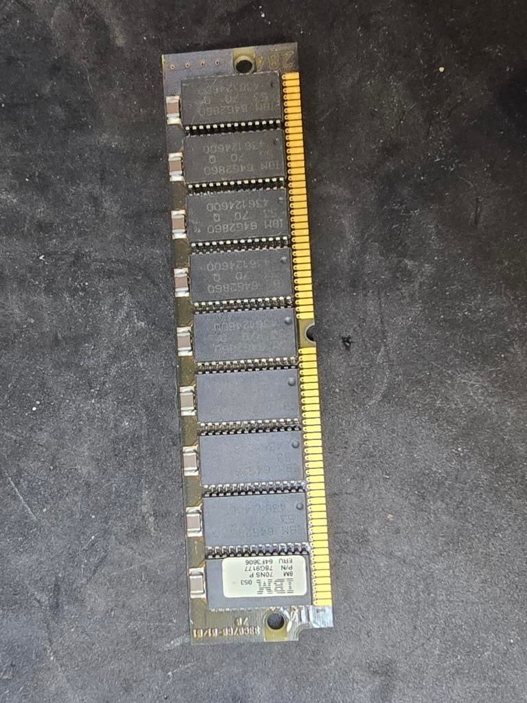 Oude IBM RAM Module - Zeldzaam!, Gebruikt, Onbekend, Overige soorten, Ophalen of Verzenden