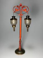 Top prachtige grote originele Marklin lamp, Ophalen of Verzenden, Koper of Brons