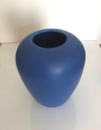 blauwe vaas - nieuw, Ophalen of Verzenden, Nieuw, Blauw, Aardewerk of Porselein