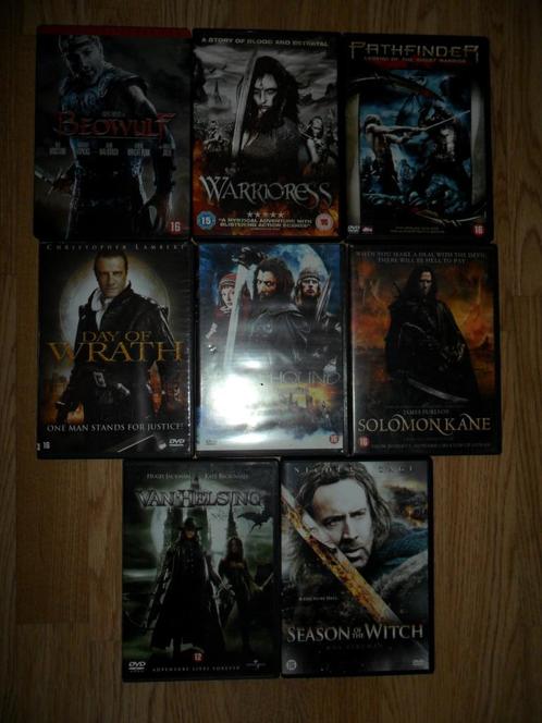 8x Actie Avontuur / SEASON WITCH + Solomon Kane + PATHFINDER, Cd's en Dvd's, Dvd's | Avontuur, Gebruikt, Alle leeftijden, Ophalen of Verzenden