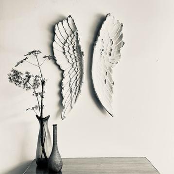 SALE !! Grote Engel vleugels wanddecoratie vintage beschikbaar voor biedingen