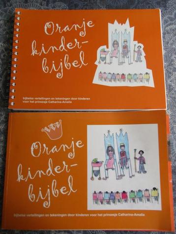 Oranje Kinder-Bijbel - bijbelse vertellingen met tekeningen beschikbaar voor biedingen