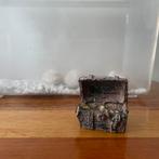 Decoratie schatkist voor vissenkom, Dieren en Toebehoren, Vissen | Aquaria en Toebehoren, Ophalen of Verzenden, Gebruikt