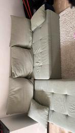 Green L-couch + pull out option, Huis en Inrichting, Banken | Sofa's en Chaises Longues, Ophalen, Zo goed als nieuw, Tweepersoons