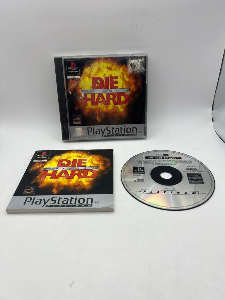 Die Hard Trilogy - PS1, Spelcomputers en Games, Games | Sony PlayStation 1, Avontuur en Actie, Gebruikt, Q, 1 speler