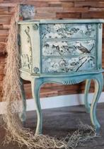 Nachtkastje ladekastje bijzettafeltje gerestyled, Ophalen, Minder dan 45 cm, 55 tot 70 cm