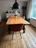 Eettafel met 6 stoelen - Roze, Groen, Terra, Ophalen, Gebruikt, 100 tot 150 cm, 200 cm of meer
