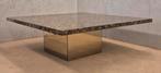 Luxe granieten design tafel, laag model, 100x100, Huis en Inrichting, Ophalen, 100 tot 150 cm, 50 tot 100 cm, Zo goed als nieuw