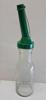 Shell tweetakt olie fles 100 euro, Verzamelen, Ophalen of Verzenden, Zo goed als nieuw, Verpakking
